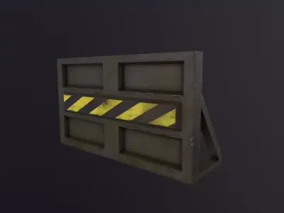 Mojo Barrier 3D Model Low-poly 3D model
