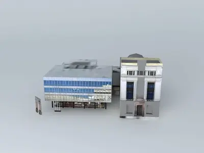Rosario National Bank Free 3D model