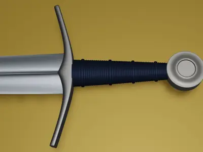 Sword  Free low-poly 3D model purchase
