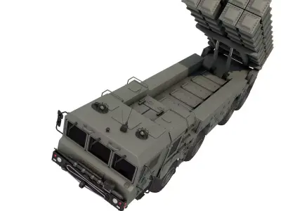 Polonez Multiple Launch Rocket System 3D model