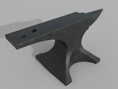 Anvil  Low-poly 3D model