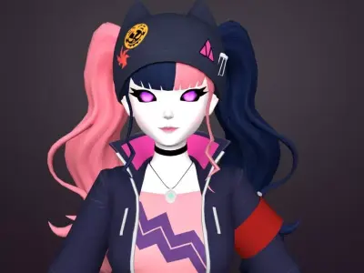 zoe girl 3D model