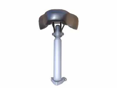 Bicycle Seat Low-poly 3D model order