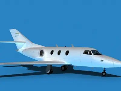 Dassault Falcon 10 V16 3D model