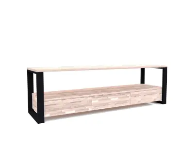 RTV Cabine Loft Industrial furniture Corona Scene 3D model