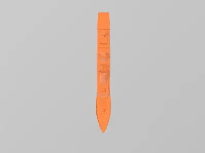 Near-future 054B-class frigate wargame miniature 3D print model