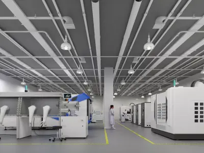 clean room-industrial equipment 3D model