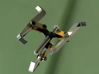 Three Leg Pulley Puller Free 3D model