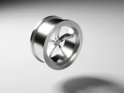 Enri Car wheel rim Free low-poly 3D model