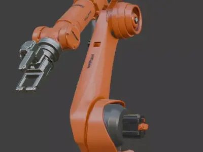 Industrial Robotic Arm 3D model shop