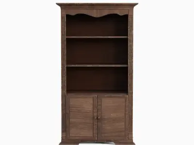 Antique Cupboard 02 Low-poly 3D model