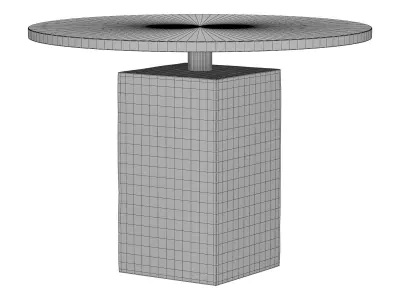 Boomer Bistro Table 3D model