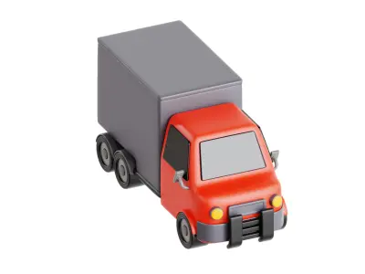 3D truck  3D model