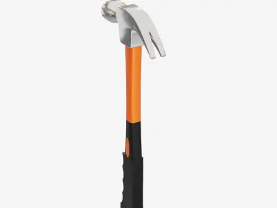 Industrial Hammer Low-poly 3D model