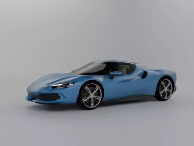 Ferrari 296 GTB - High Quality 3D model 3D model