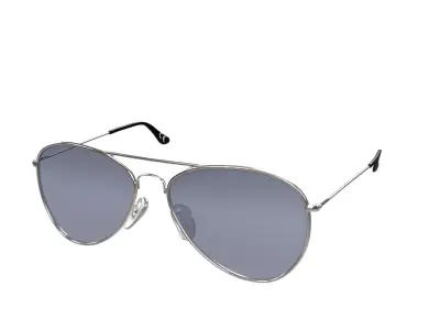 Prive Revaux the Commando 2 0 Antique Silver Low-poly 3D model