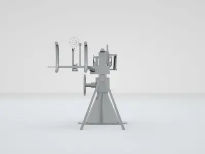 2cm - 20mm Flak 30 38 Flakvierling 38 3D model