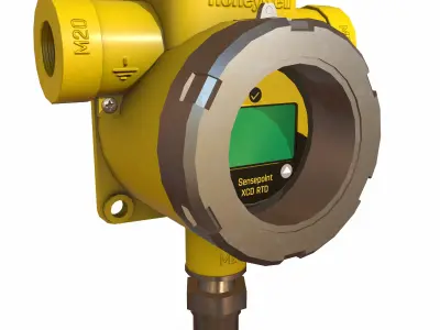 Honeywell Sensepoint XCD RTD Low Poly Low-poly 3D model