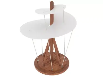 Leonardo Da Vincis Helicopter 3D model