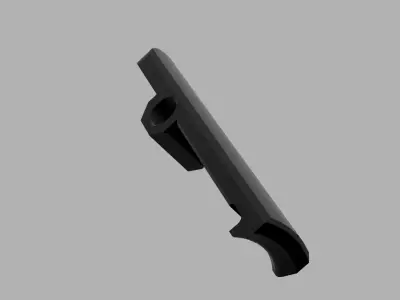 Mini M16 Extractor Rifle Mechanical Design STEP and STL 3D model