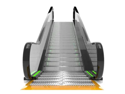 Animated Elevator 3D model