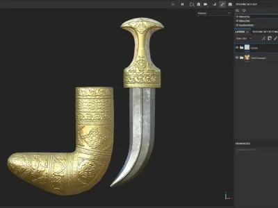 Omani Dagger 3D model