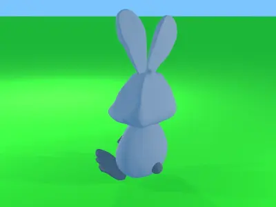 Funny bunny 3D model