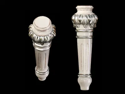 Classic leg 006 3D model