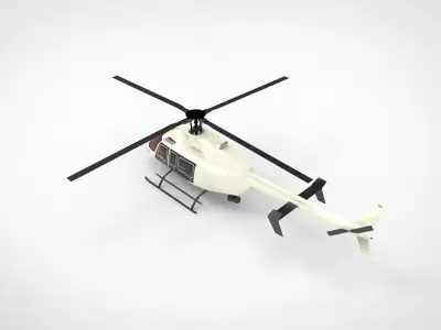 Bell 407 3D model buy