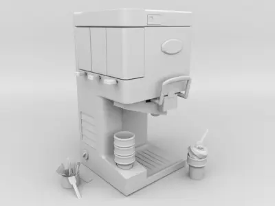 3D Ice cream machine 3D model