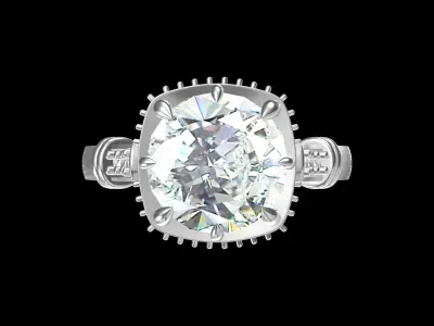 Wedding Ring  3D print model 385