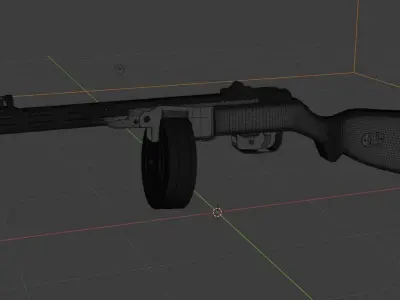 PPSH 41 3D model 3D model