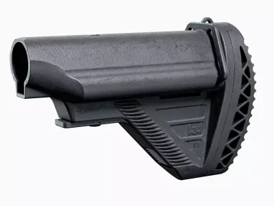 AR 15 Stock HK416 Low-poly 3D model