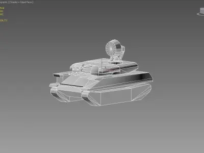 ZSU - 23 - 4 Shilka Low-poly 3D model
