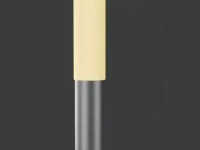 Small Flathead Screwdriver 3D model