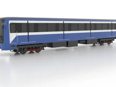 Subway Train 81-7021 2nd Generation  Low 3D Model Pack