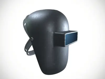 welding mask 3D model buy