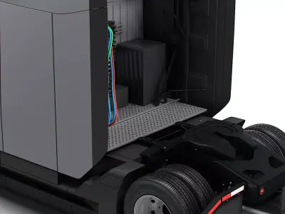 Tesla Semi Tractor 4x2 2026 3D model