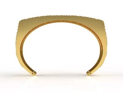 Art Deco Bracelet 50 3D print model