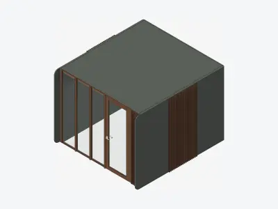 Booth - Simplicity - Meeting Room Low-poly 3D model