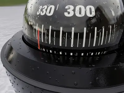 Magnetic Compass BS2 3D model