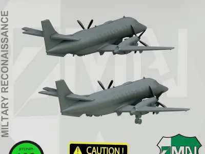 BAE JETSTREAM 41 V2 3D print model