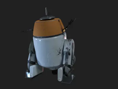 C1-10P AKA Chopper Low-poly 3D model