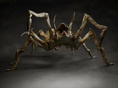 Spider creature 3D model