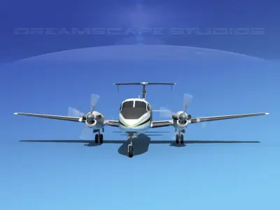 Beechcraft 1900C V13 3D model