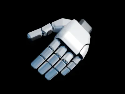 Robotic Hand 3D model shop