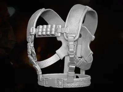 Vigilante Harness V1 Kit 3D printable file for Action Figures  3D print model