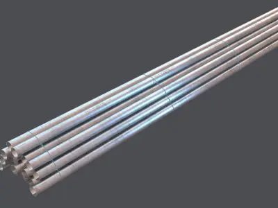 Industrial pipes Low-poly 3D model buy