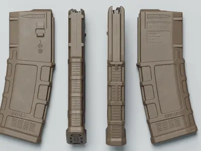 PMAG AR 300 B GEN M3 - Replica Low-poly 3D model