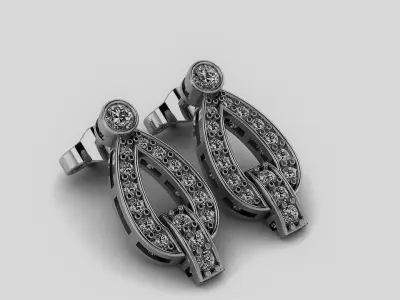 Earrings 3D print model